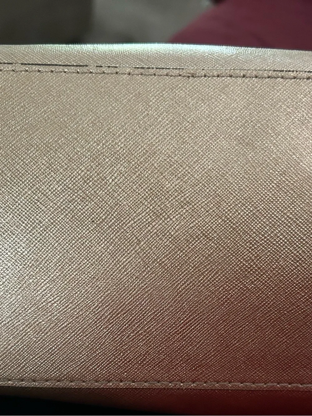 Michael Kors Metallic Gold Tote with MK Emblem